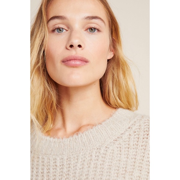 Anthropologie Camila Neutral Sweater NWT Oversized SZ XL - Picture 4 of 12